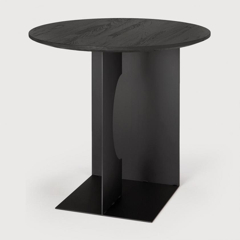 Table d&#039;appoint Arc en teck noir, Ethnicraft